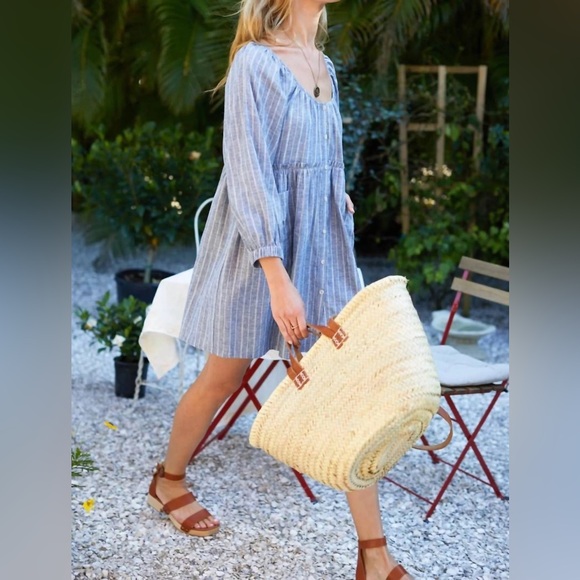 Emerson Fry Jasmine button dress size L - Picture 3 of 13